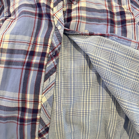 Talbots button down two patterned top - Picture 4 of 4